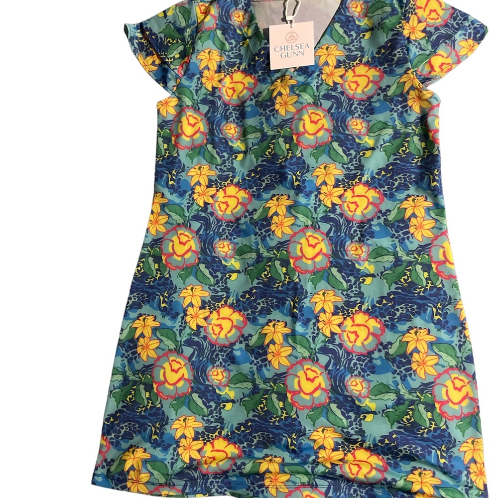 Chelsea dress KAI V-NECK DOUBLE RUFFLE - Picture 2 of 3